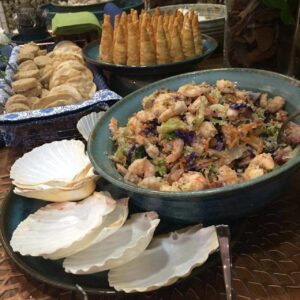 Receita de salada especial de camarão com poucas calorias