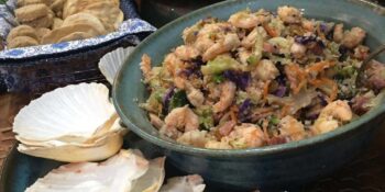 salada especial de camarão
