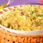 Farofa natalina nordestina