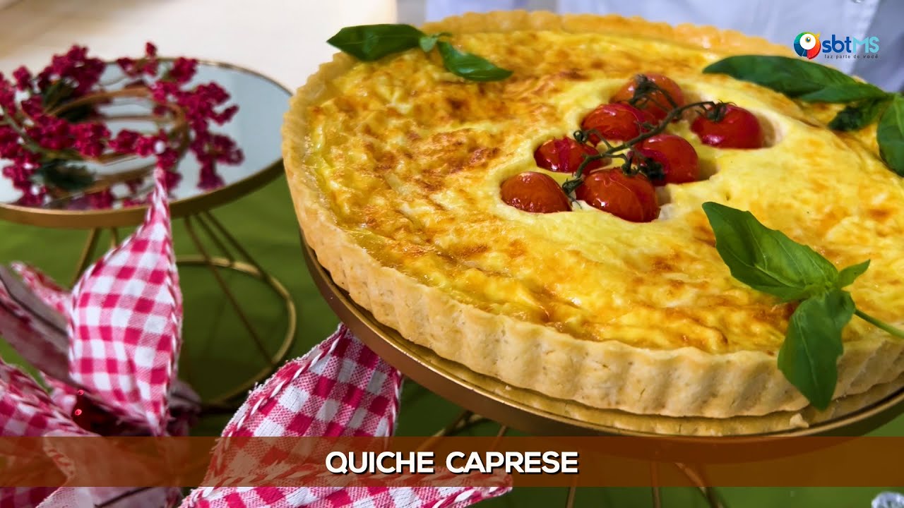 Quiche caprese