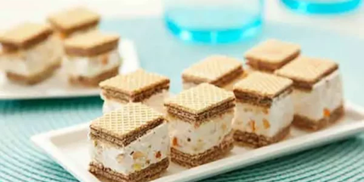 Torrone caseiro com wafer