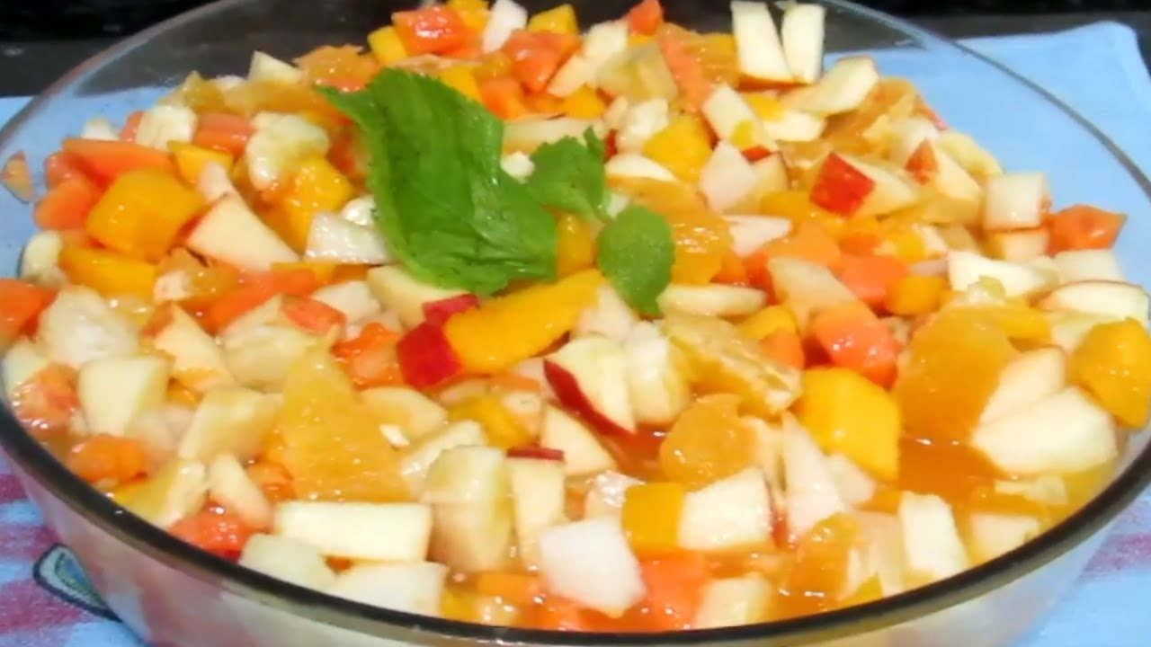 Receita fácil de Salada de fruta especial