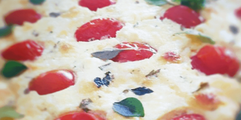 Quiche caprese
