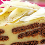 Receita de pavê de chocolate branco muito cremosa