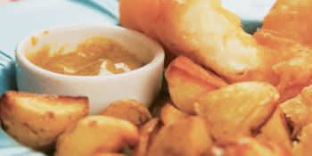 Peixe e fritas