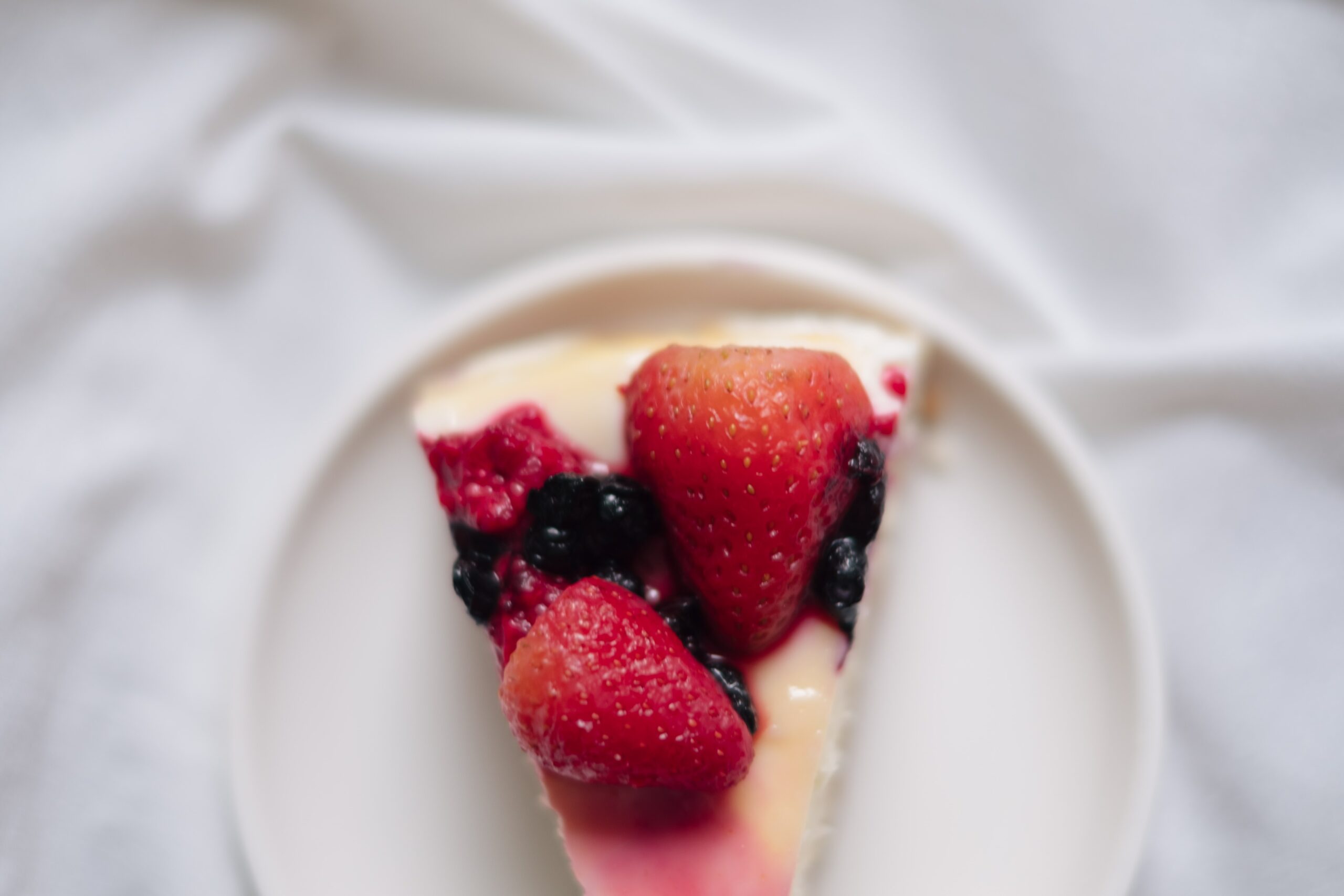 cheesecake de morango