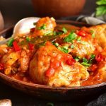 Frango caipira chique