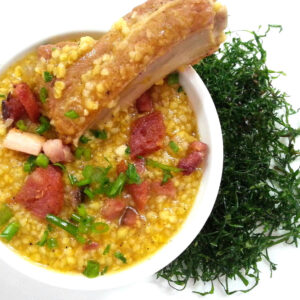 Canjiquinha com costelinha de porco simples fácil