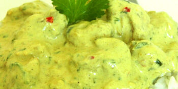 Frango com curry verde