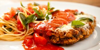 Bife à parmegiana rápido