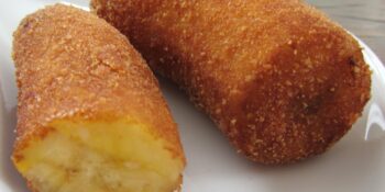 Banana à milanesa com canela