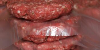 Hambúrguer de carne moída para congelar