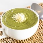 Creme de espinafre com parmesão