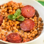 lentilha com linguiça na panela de pressão receita de lentilha com linguiça e legumes como fazer lentilha com linguiça calabresa receita de lentilha simples lentilha com calabresa e bacon na pressão lentilha panelinha lentilha receitas na pressão lentilha portuguesa