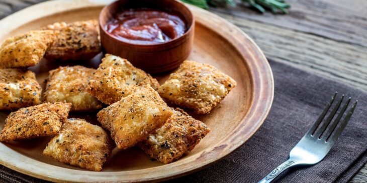 Pastéis de ravioli fritos e bem práticos para testar e sair da rotina