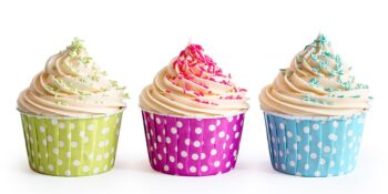 Cupcake de baunilha com cream cheese