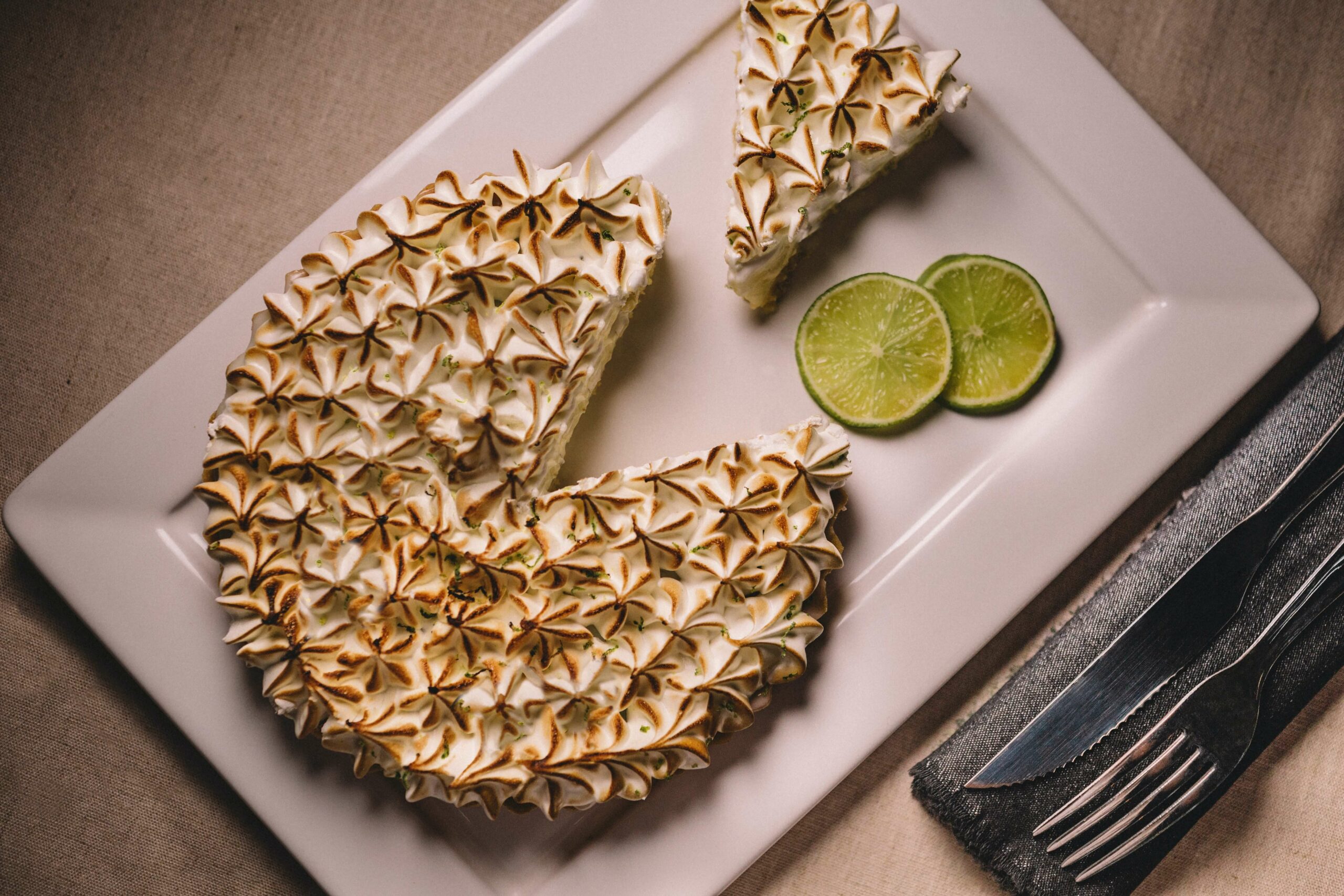 Torta de limão e cream cheese