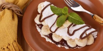 Tapioca com banana