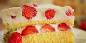 torta de morango