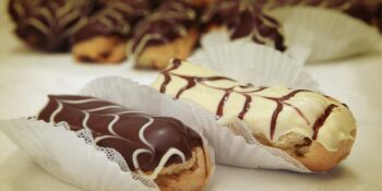 Bombas de chocolate e baunilha