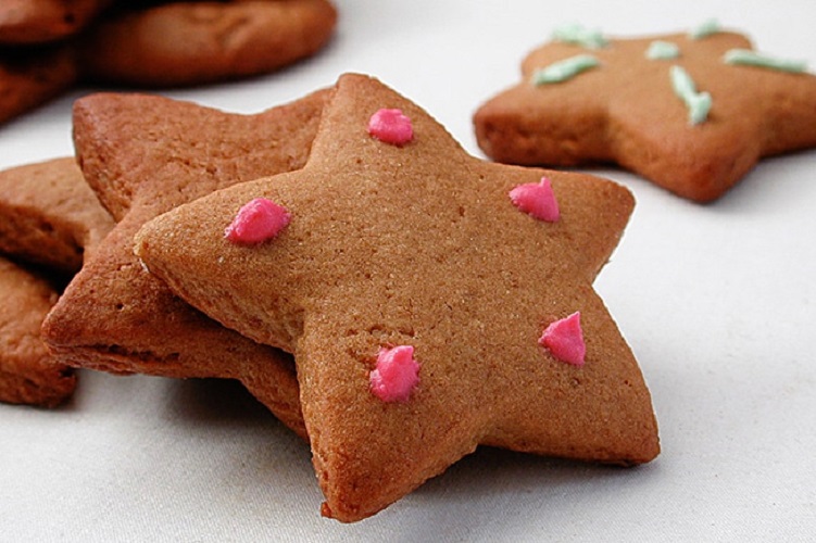 Biscoitos natalinos de gengibre