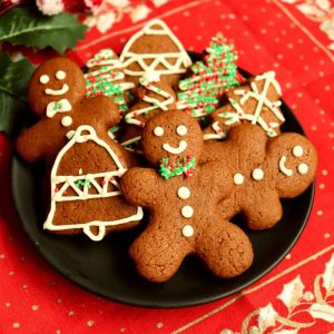 Biscoitos natalinos de gengibre