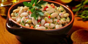 Salada de feijão branco