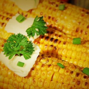 milho verde assado na brasa tudo gostoso