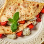 panqueca de morango e aveia panqueca americana panqueca com mel e morango panqueca de aveia com geleia de morango receita com aveia e morango receita com morango para bebê mini panquecas fit panqueca de aveia e ovo