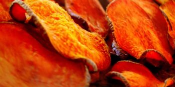 Crispy de batata doce no forno