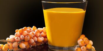 Suco estimulante de espinheiro amarelo
