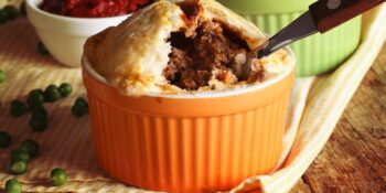 Mini torta australiana de carne moída