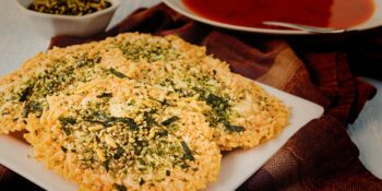 Chips de queijo parmesão