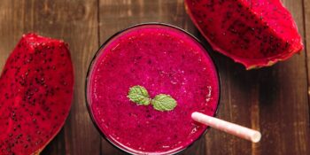 Smoothie de fruta do dragão