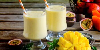 Suco de manga e maracujá