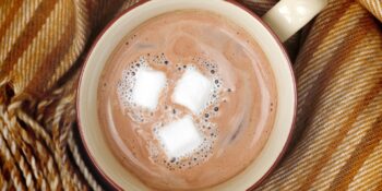 Chocolate quente com licor