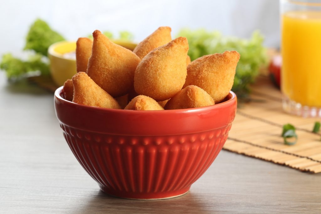 Coxinha de frango com catupiry