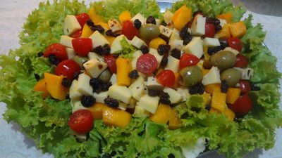 salada de verão simples fácil rápida