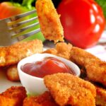 nuggets de frango com molho agridoce tudo gostoso