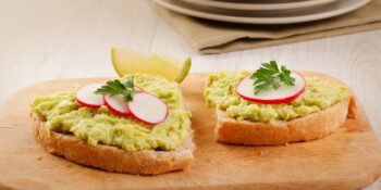 Bruschetta de guacamole