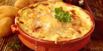 Batata doce gratinada
