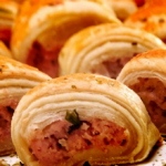 Receita de mini folhados de presunto para lanche da tarde