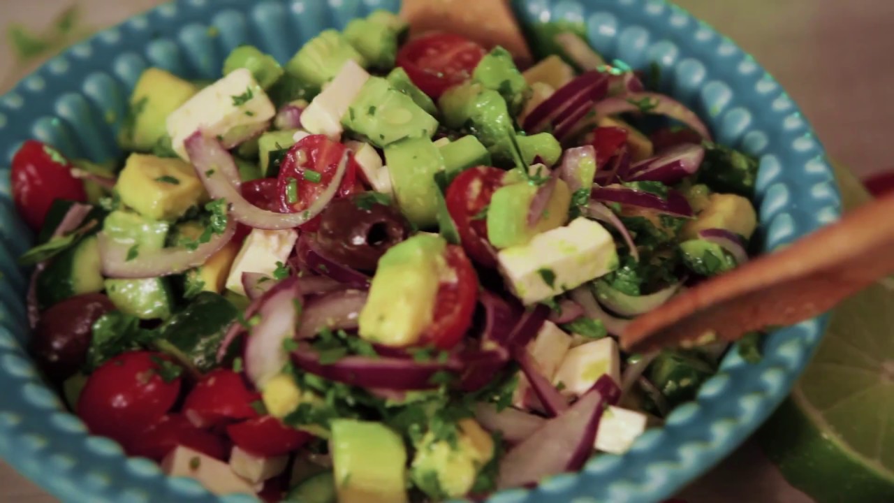 salada com queijo minas @laclelo