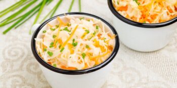 Saladinha de repolho e cenoura