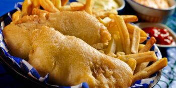 Filé de peixe empanado