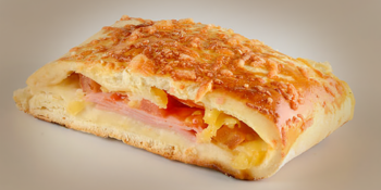 folhado de presunto e queijo