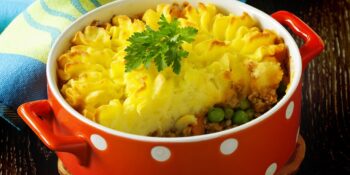 Escondidinho de carne e ervilha ou shepherd’s pie