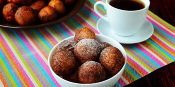 Bolinho de baunilha frito