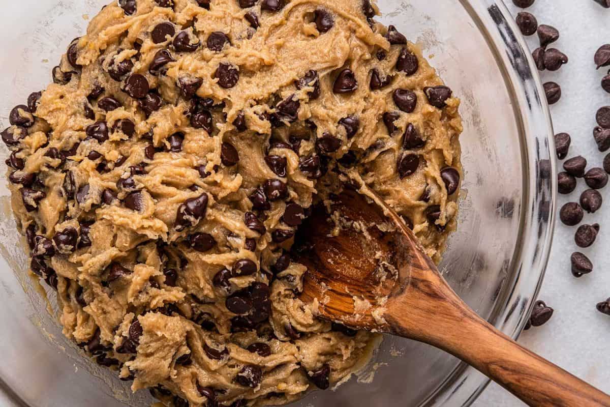 Cookies com chocolate e creme