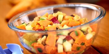 Salada de abóbora e maçã
